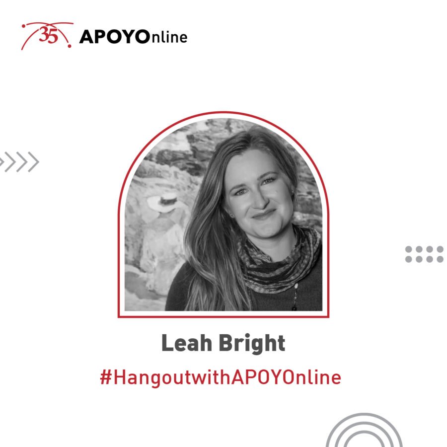 #HangoutWithAPOYOnline - Leah Bright